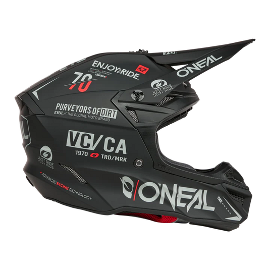 O'Neal 5 SRS Brand Helmet Black/Gray