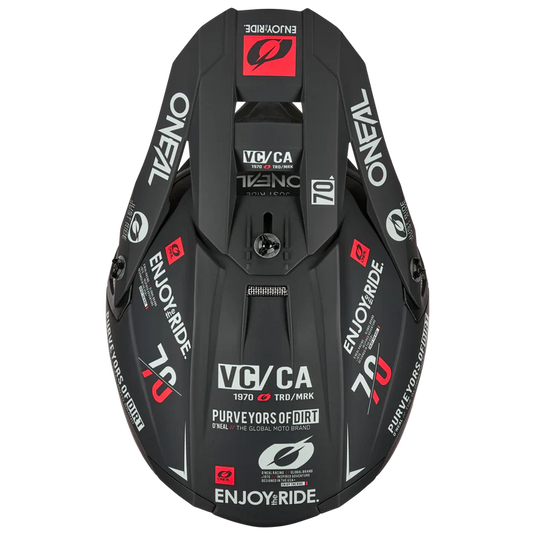 O'Neal 5 SRS Brand Helmet Black/Gray