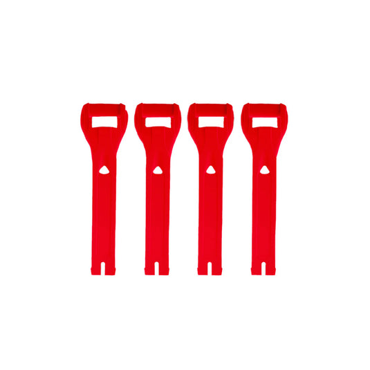 Gaerne REPLACEMENT SG10 RED MEDIUM STRAP KIT - 4PK