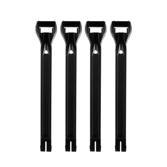 Gaerne REPLACEMENT SG10 BLACK EXTRA LONG STRAP KIT - 4PK