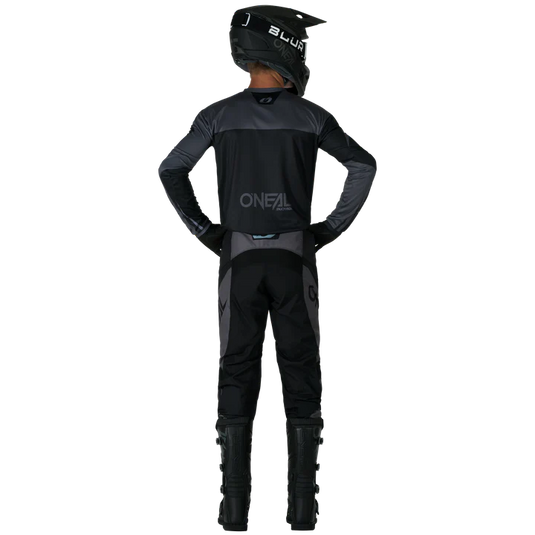 O'Neal Element Racewear Black/Gray Pants & Jersey Gearset