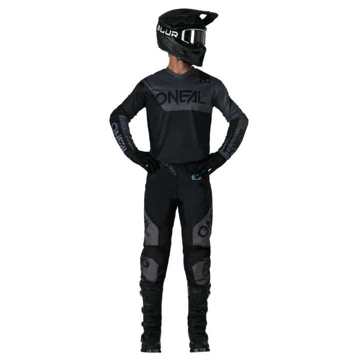 Load image into Gallery viewer, O&#39;Neal Element Racewear Black/Gray Pants &amp; Jersey Gearset
