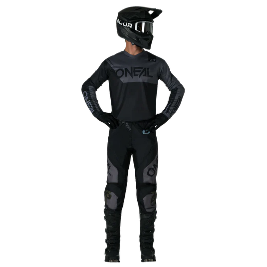 O'Neal Element Racewear Black/Gray Pants & Jersey Gearset