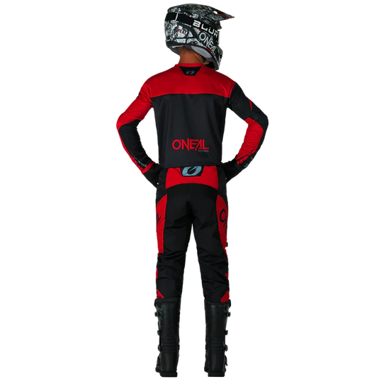 O'Neal Element Racewear Black/Red Pants & Jersey Gearset