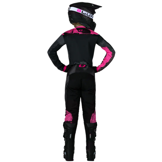 O'Neal Women's Element Roller Black/Pink Pants & Jersey Gearset