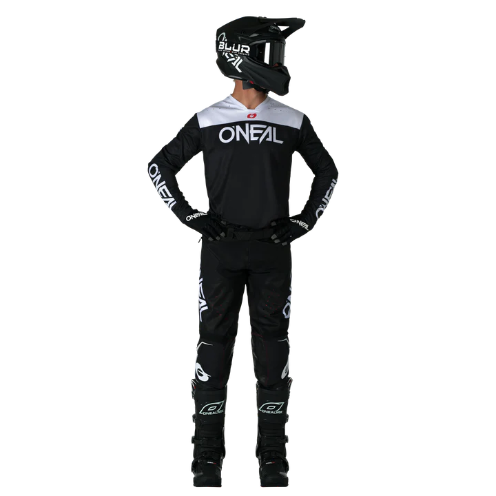 Load image into Gallery viewer, O&#39;Neal Hardwear Elite Jersey &amp; Pant Black / White Gearset
