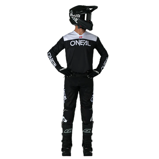 O'Neal Hardwear Elite Jersey & Pant Black / White Gearset