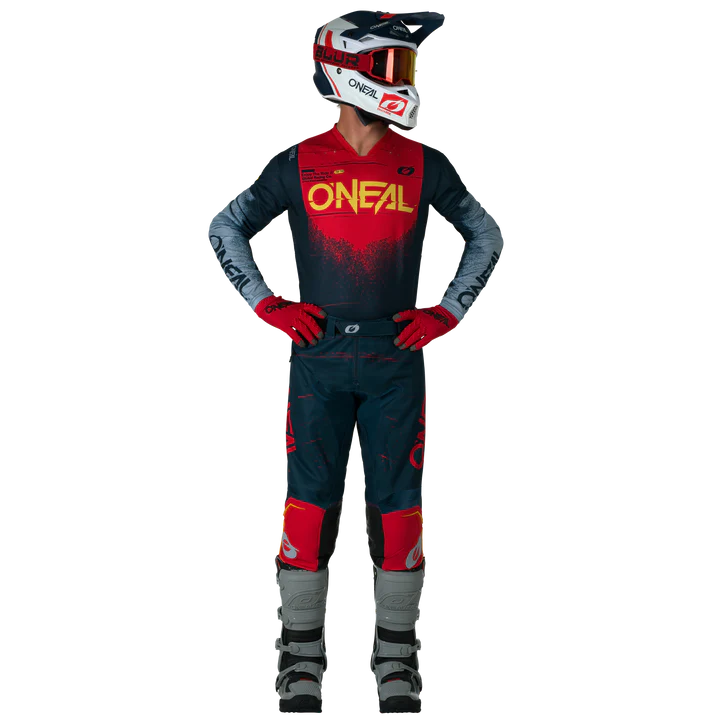 Load image into Gallery viewer, O&#39;Neal Hardwear Swipe Jersey &amp; Pant Blue/Red Gearset
