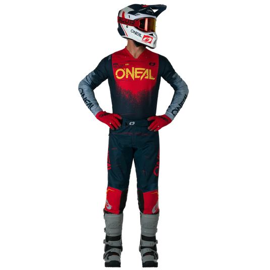 O'Neal Hardwear Swipe Jersey & Pant Blue/Red Gearset