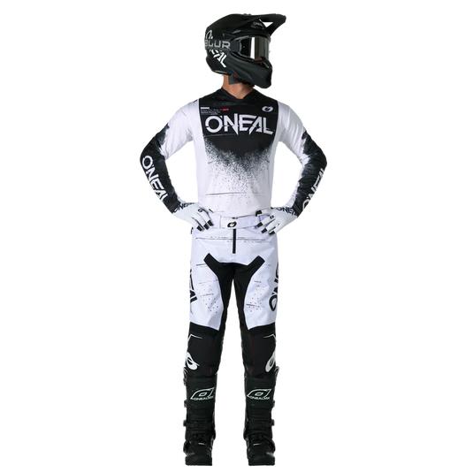 O'Neal Hardwear Swipe Jersey & Pant White/Black Gearset