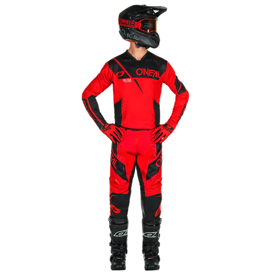 O'Neal Hardwear Haze Black/Red Pant & Jersey Gearset