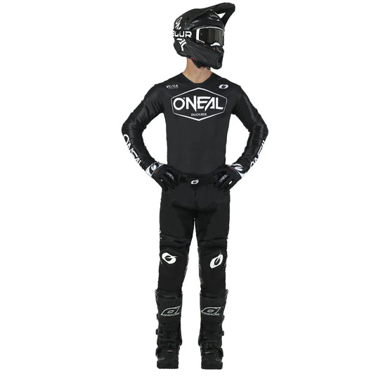 O'Neal Mayhem Hexx Black / White Pants & Jersey Gearset