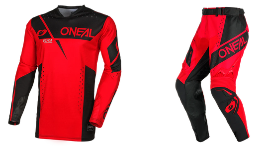 O'Neal Hardwear Haze Black/Red Pant & Jersey Gearset