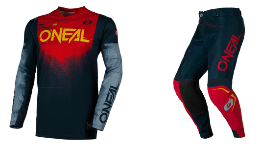 O'Neal Hardwear Swipe Jersey & Pant Blue/Red Gearset